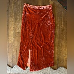 Maeve Velvet Skirt NWOT